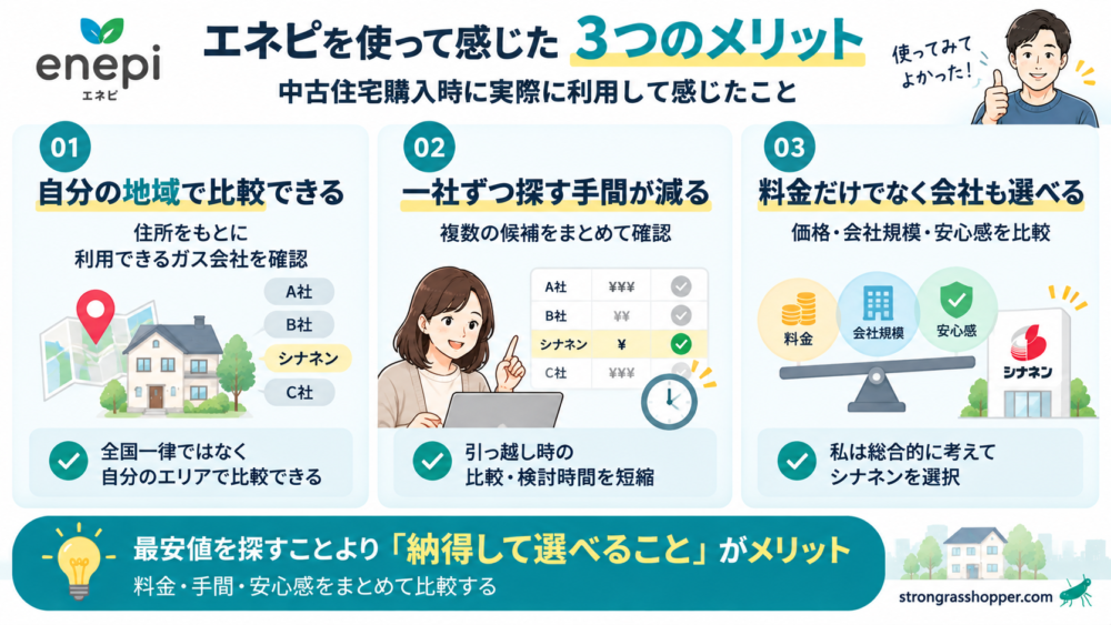 エネピを使って感じた3つのメリット