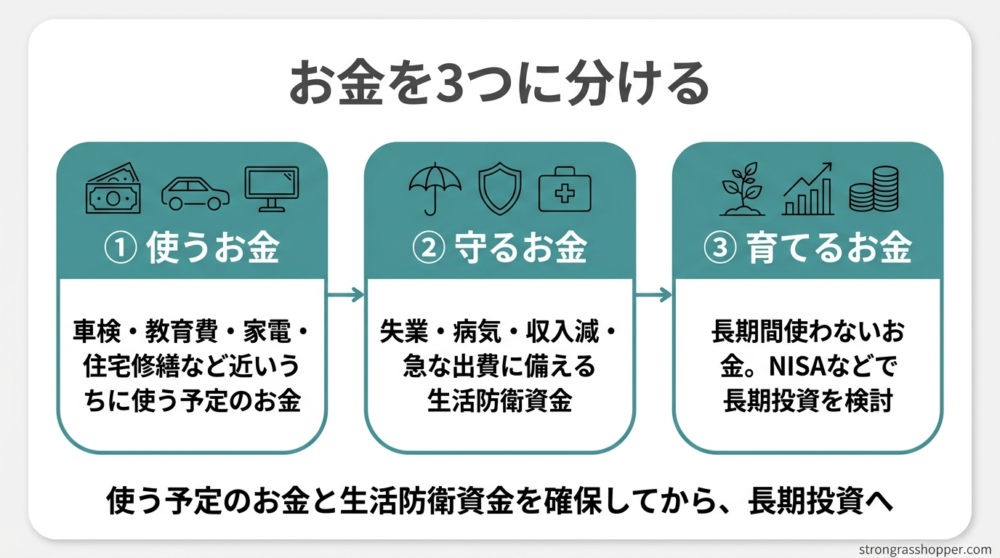 使う・守る・育てる 3つのお金